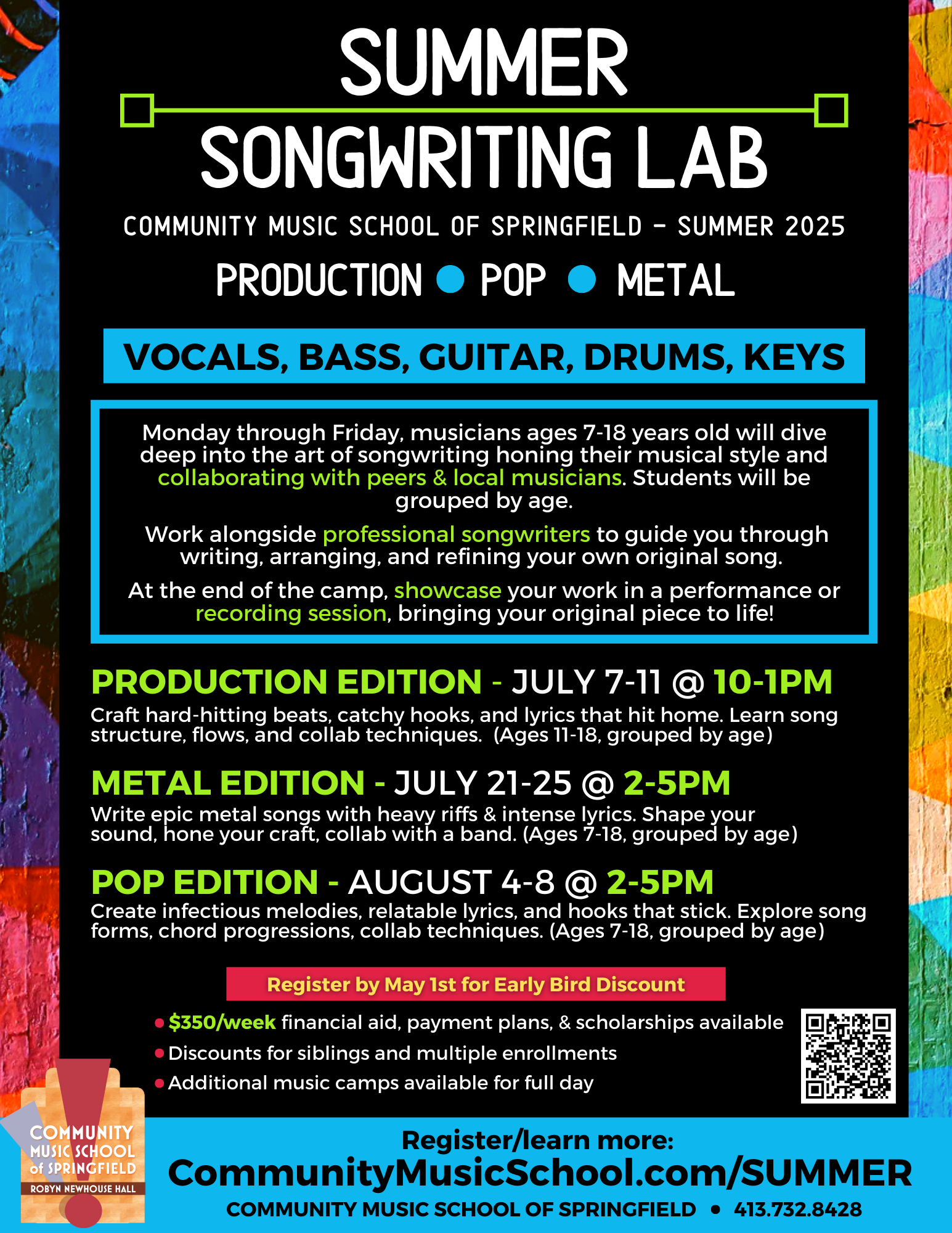 Summer Songwriting Lab - Click for PDF