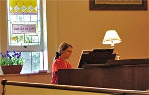 Sylvie Tardif Playing Piano