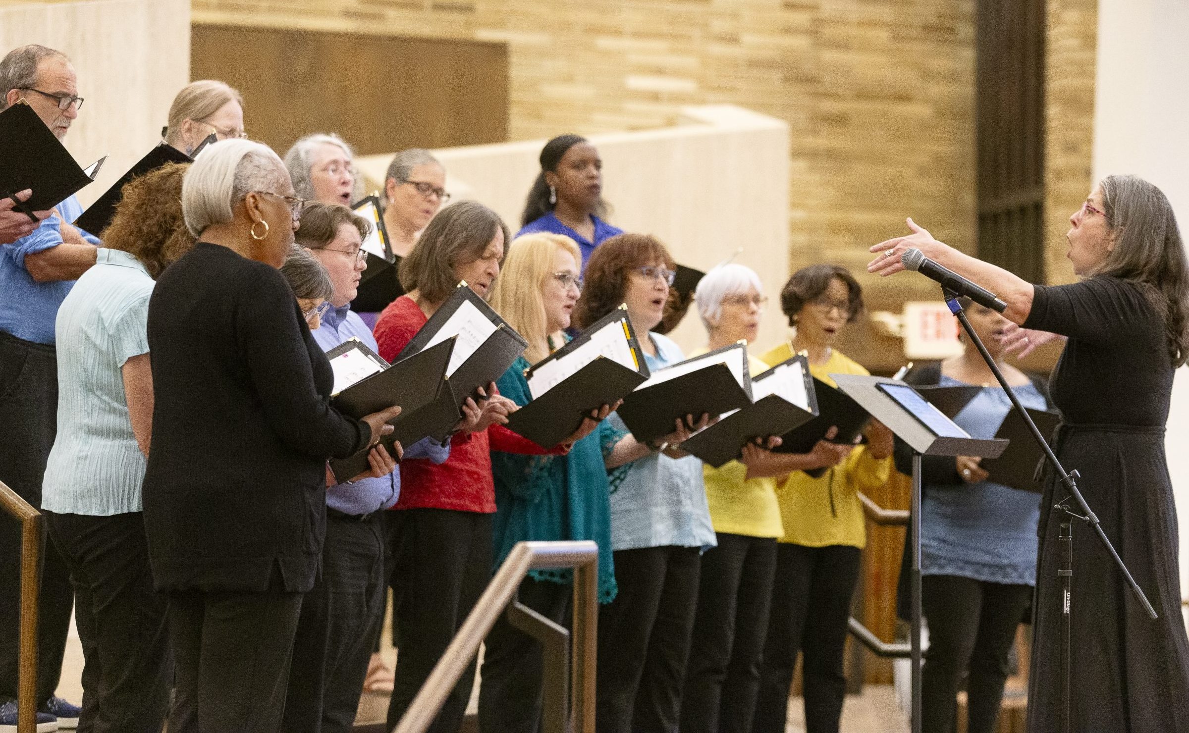 a group of adults singing in a chorus